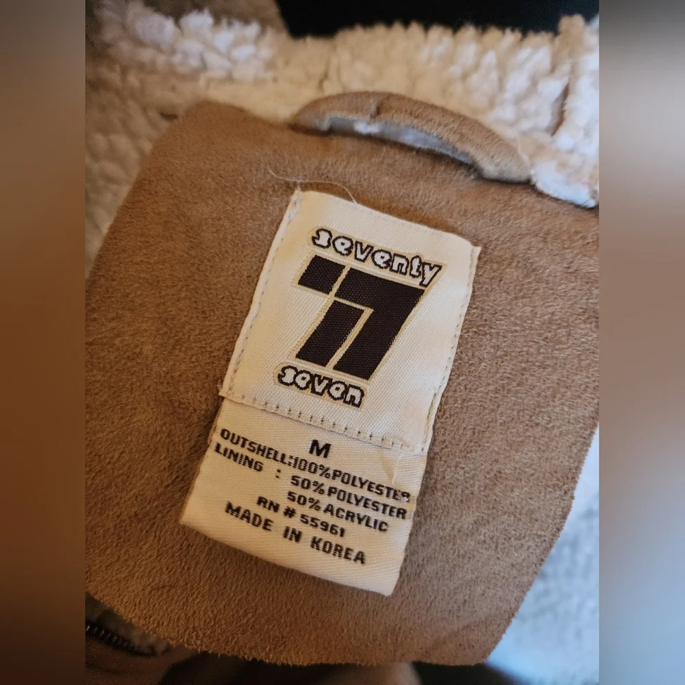Early 2000's Seventy‎ Seven Faux Suede Sherpa Lined Jacket